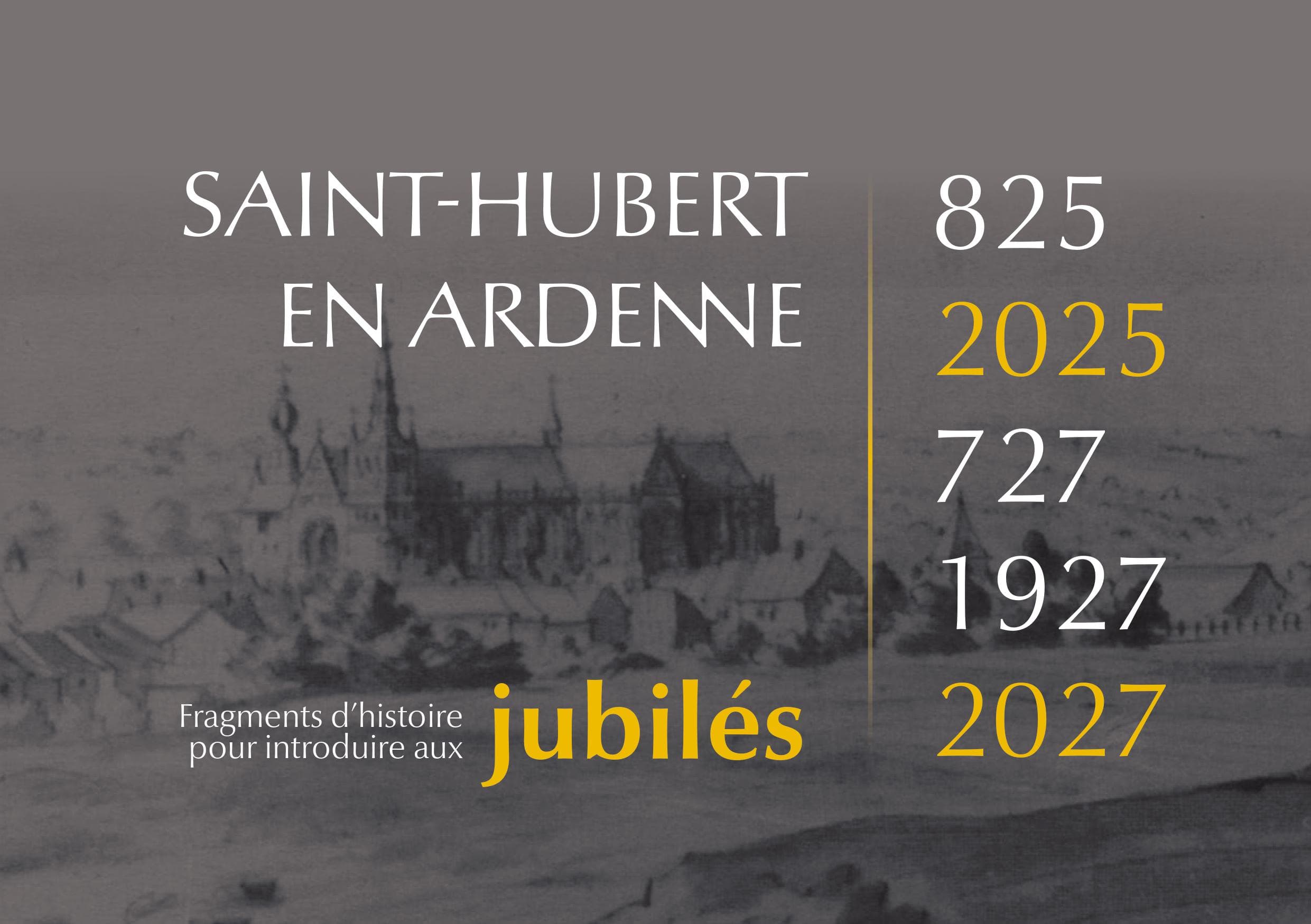 Couverture du fascicule intitulé 'Fragments d'histoire pour introduire aux jubilés'